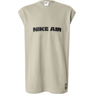 Nike Sportswear Shirt 'AIR'  pastelgroen / zwart