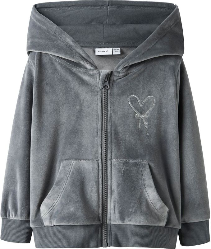 NAME IT Sweatvest  grijs