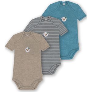 normani Rompertje/body 'Tauranga'  beige / blauw / grijs