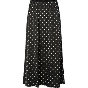 Pcjytta - Hw Satijn - Middellange Rok - High-Waist