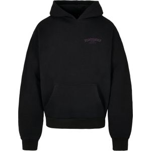 MJ Gonzales Sweatshirt 'Dominance'  pruim / zwart / wit