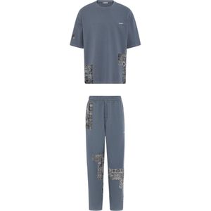 Dandalo Joggingpak 'Charles'  antraciet / gemengde kleuren