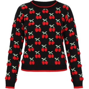 MYMO Trui  pink / zwart / wit