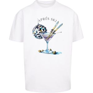F4NT4STIC Shirt 'Après Ski Martini Winter Sport'  gemengde kleuren / wit