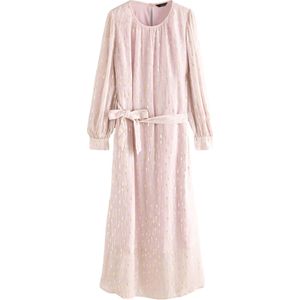 Next - Jurk - Goud - Pastelroze - 7/8 Lengte - Lange Mouw