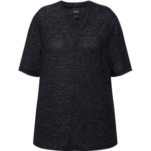 Ulla Popken Shirt  marine / offwhite