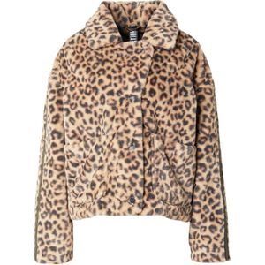 FREAKY NATION Tussenjas 'COZY LEO'  beige / chocoladebruin / lichtbruin / kaki