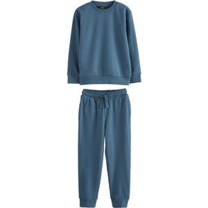 Next Set - Blauw - 2-delige Set - Sweatshirt en Broek - Lang/maxi