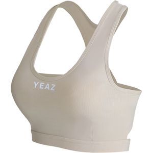 YEAZ Sporttop 'Attitude'  taupe / wit