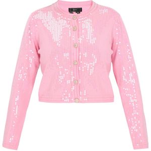 faina Gebreid vest 'Fashion Look'  rosa