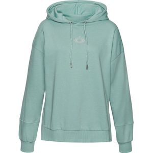 Sweatshirt - Mint - Capuchon - Trekkoord - Print Koord