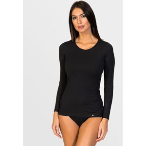 zd ZERO DEFECTS Onderhemd 'Artemisa Long-sleeve top soy fiber'  zwart