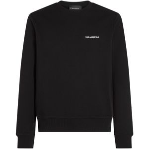 Karl Lagerfeld Sweatshirt 'Rue St-Guillaume'  zwart / wit