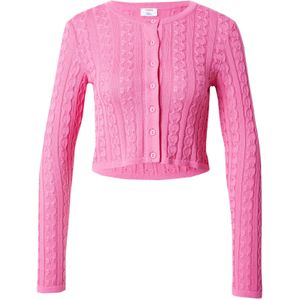 ABOUT YOU x Emili Sindlev Gebreid vest 'Keela'  rosa