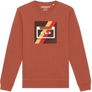 Watapparel Sweatshirt 'Kassette'  roestbruin / gemengde kleuren