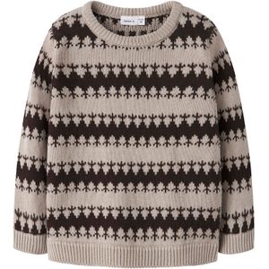 Gebreide Trui - Lange Mouwen - Ronde Hals