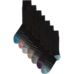 Next Sokken  lichtblauw / grijs gemêleerd / pink / zwart