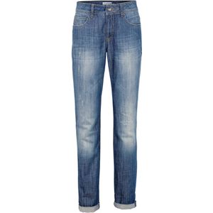 Jeans - Blue Stone - Katoen 95% - Steekzakken - Knoop en Ritssluiting