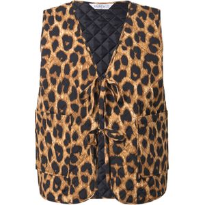 Studio Untold Bodywarmer  cappuccino / mokka / lichtbruin