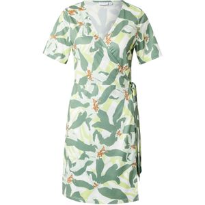 VILA Jurk 'VINATALIE'  bruin / groen / appel / wit