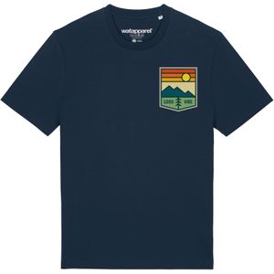 Watapparel Shirt ' Good Vibe '  donkerblauw / gemengde kleuren