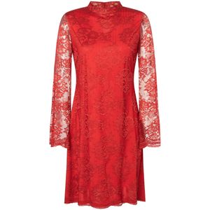 Ana Alcazar Jurk 'Cenny'  rood