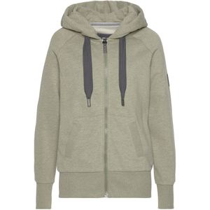 Elbsand Sweatvest  groen gemêleerd