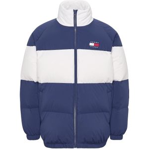 Tommy Jeans Winterjas 'Authentic'  navy / donkerrood / wit