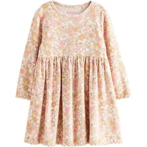 Next Jurk  camel / rosa / wolwit