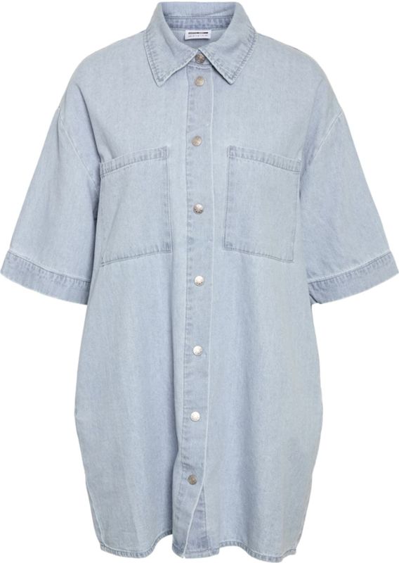 Noisy may Tussenjas 'NMOREGON'  blauw denim