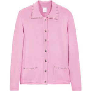 MADELEINE Gebreid vest  pink