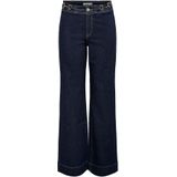ONLY - ONLMadison - Jeans - Donkerblauw - Wide Leg - High Waist