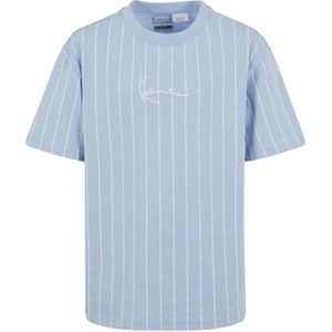 Karl Kani Shirt 'Essential'  lichtblauw / wit