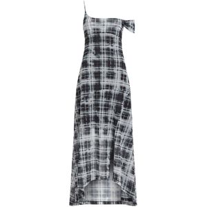 KARL LAGERFELD JEANS Jurk  zwart / wit