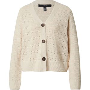 VERO MODA - VMCALLA - Gebreid Vest - Crème