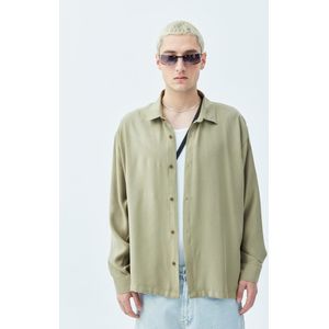 VAMOS CLO Overhemd  olijfgroen