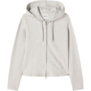 Bershka Sweatvest  lichtgrijs