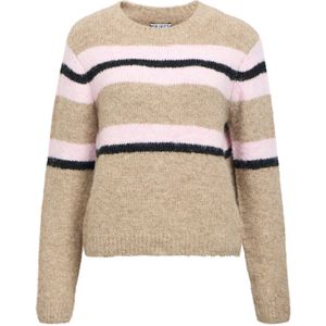 OBJECT Trui 'OBJGALIA'  brokaat / zwart / wolwit