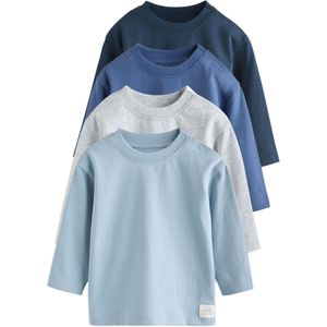 Next Shirt  blauw / lichtblauw / donkerblauw / grijs
