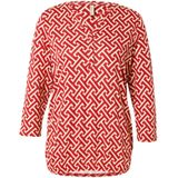 Soyaconcept - Blouse 'FELICITY' - Crème/Rood - Blouseshirt