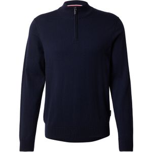 HECHTER - PARIS - Trui - Navy - Halve Rits - Lange Mouw