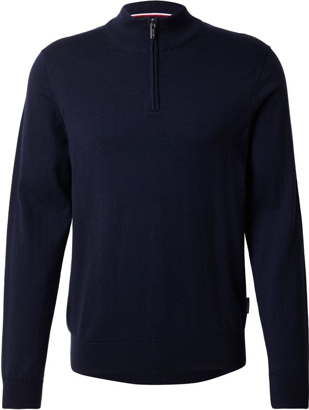 HECHTER - PARIS - Trui - Navy - Halve Rits - Lange Mouw