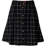 HUGO Rok 'Rikla-1'  zwart / wit