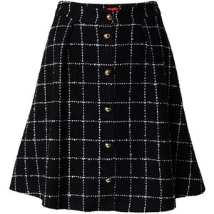 HUGO Rok 'Rikla-1'  zwart / wit