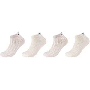 s.Oliver - Sneakersokken - Offwhite Melange - 4 Paar - Warm & Cozy