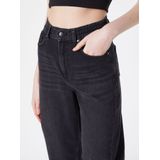 Jeans - ADDISON - Effen - Loosefit - High Waist - 7/8 Lengte