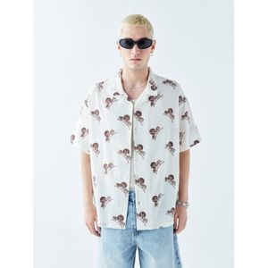 VAMOS CLO Overhemd  ecru / wit