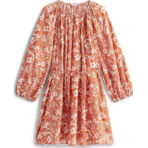 TOMMY HILFIGER Oversized jurk  mandarijn / wit