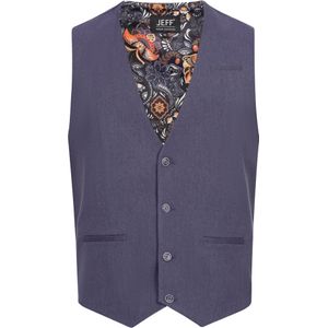 JEFF Gilet ' Nikolaj'  duifblauw