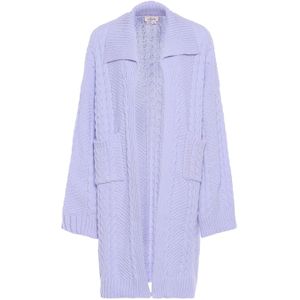 aleva Gebreid vest  lavendel